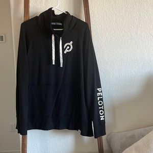 Black pullover peloton sweatshirt